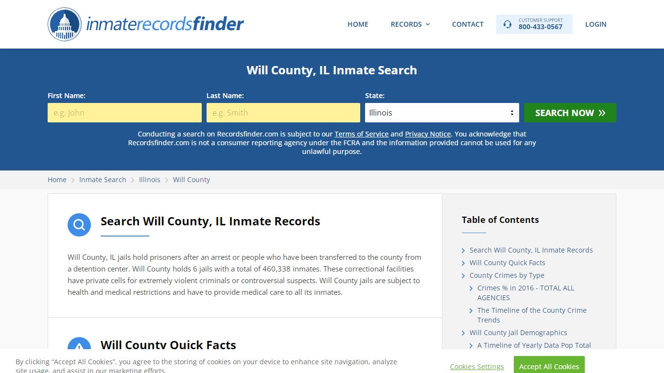 Will County, IL Inmate Lookup & Jail Records Online